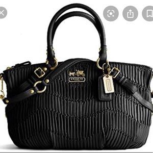 Coach Madison Gathered Leather Sophia Satchel